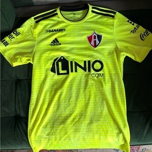 Adidas Fluorescent neon green Climalite Jersey